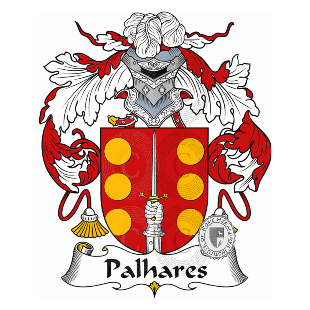 Coat of arms of familyPalhares