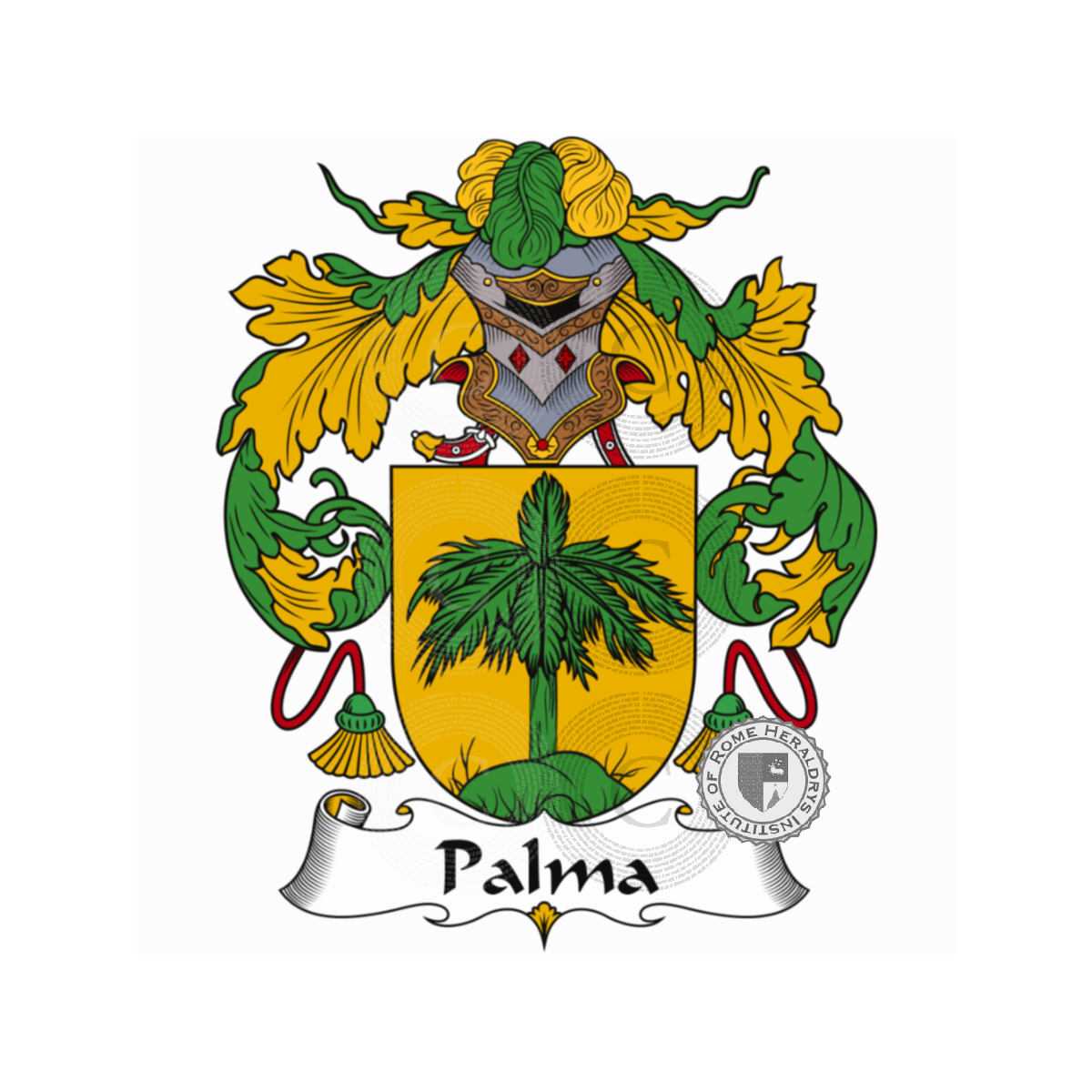 Escudo de la familiaPalma