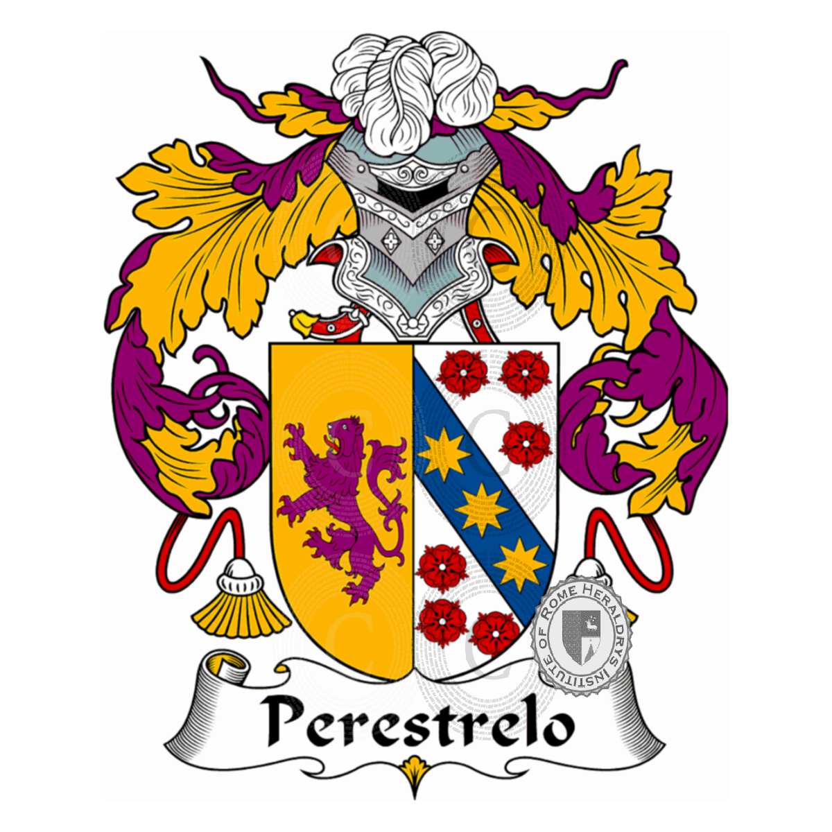 Coat of arms of familyPerestrelo