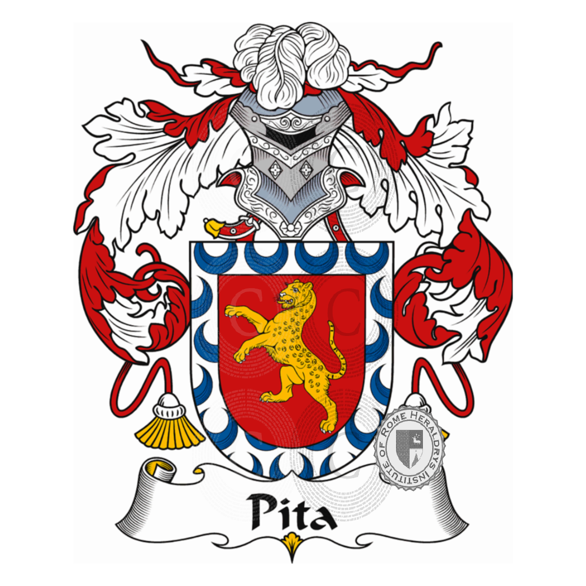 Escudo de la familiaPita ou Pitta, Pitta