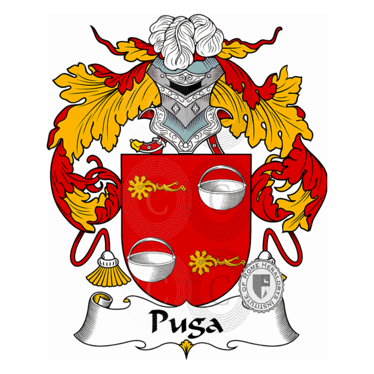 Coat of arms of familyPuga