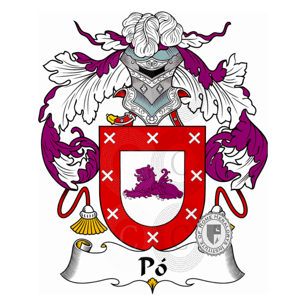 Wappen der FamiliePó
