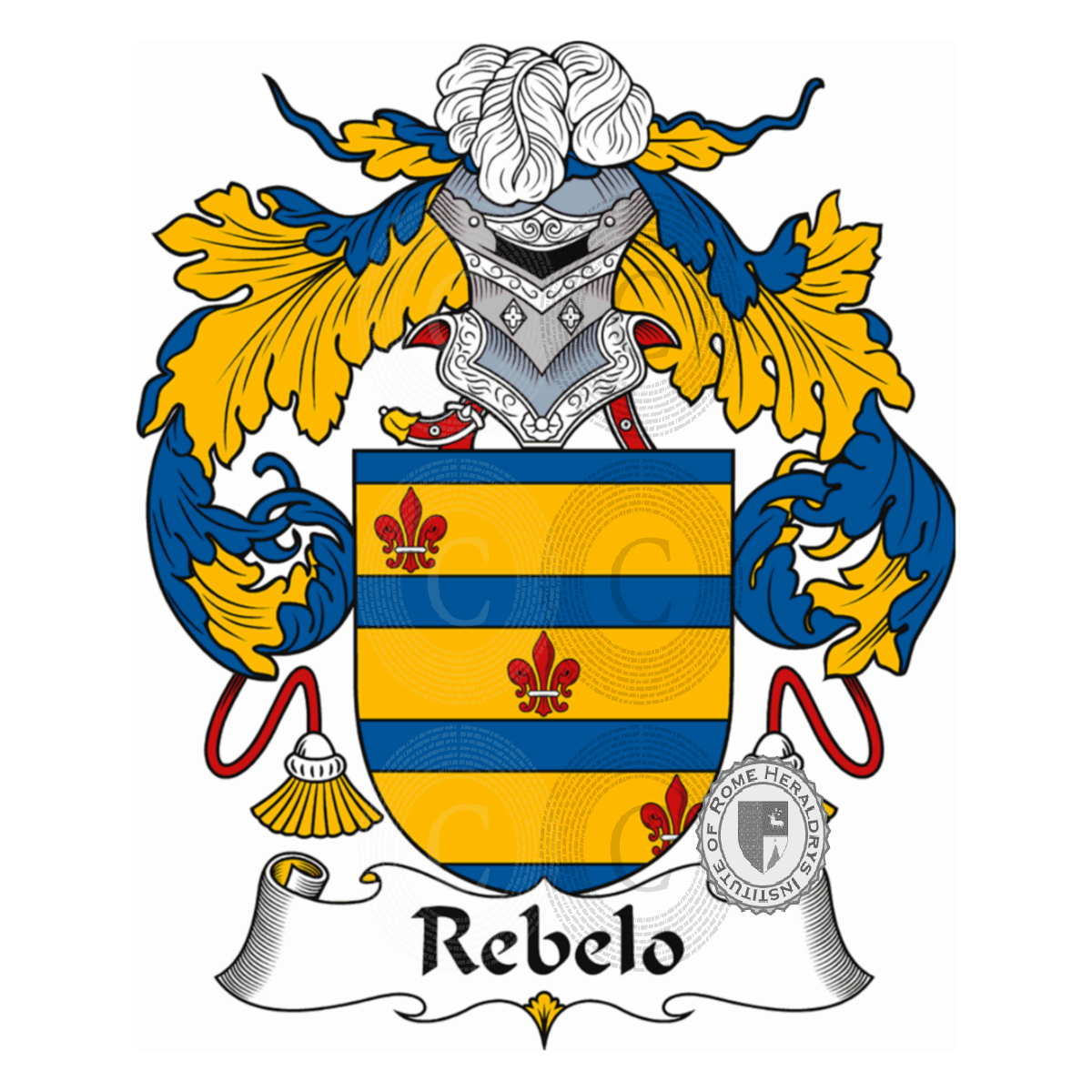 Coat of arms of familyRebelo