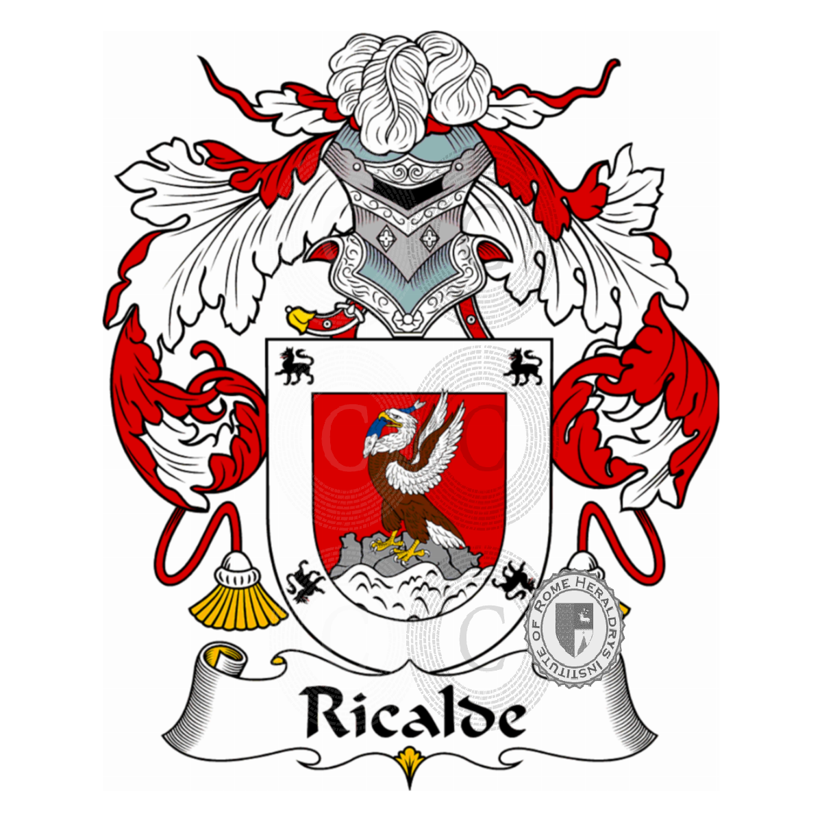 Coat of arms of familyRicalde