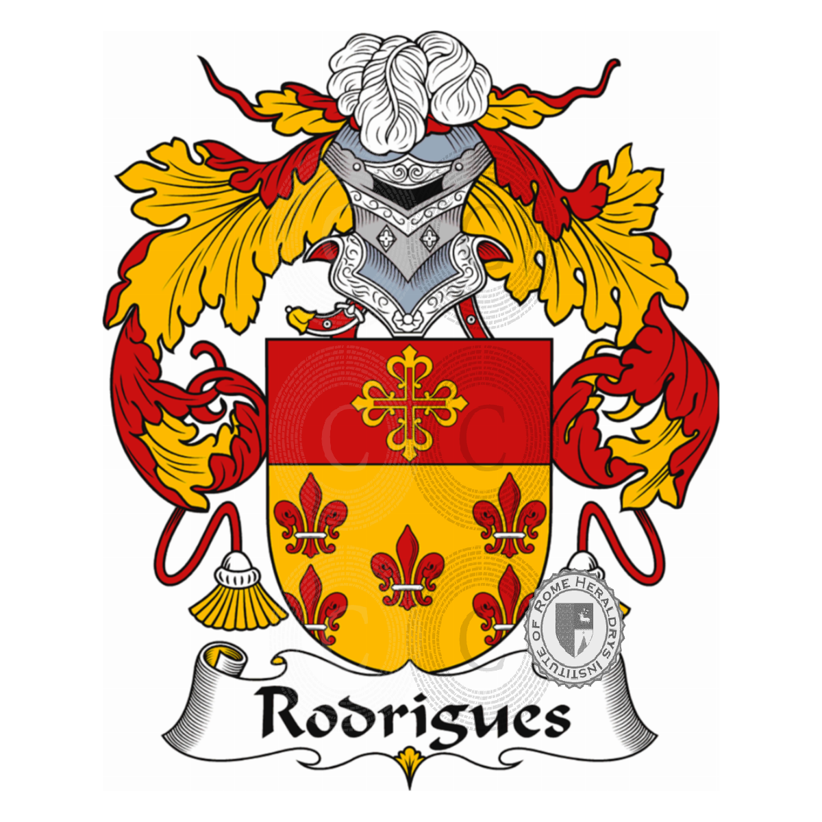 Coat of arms of familyRodrigues