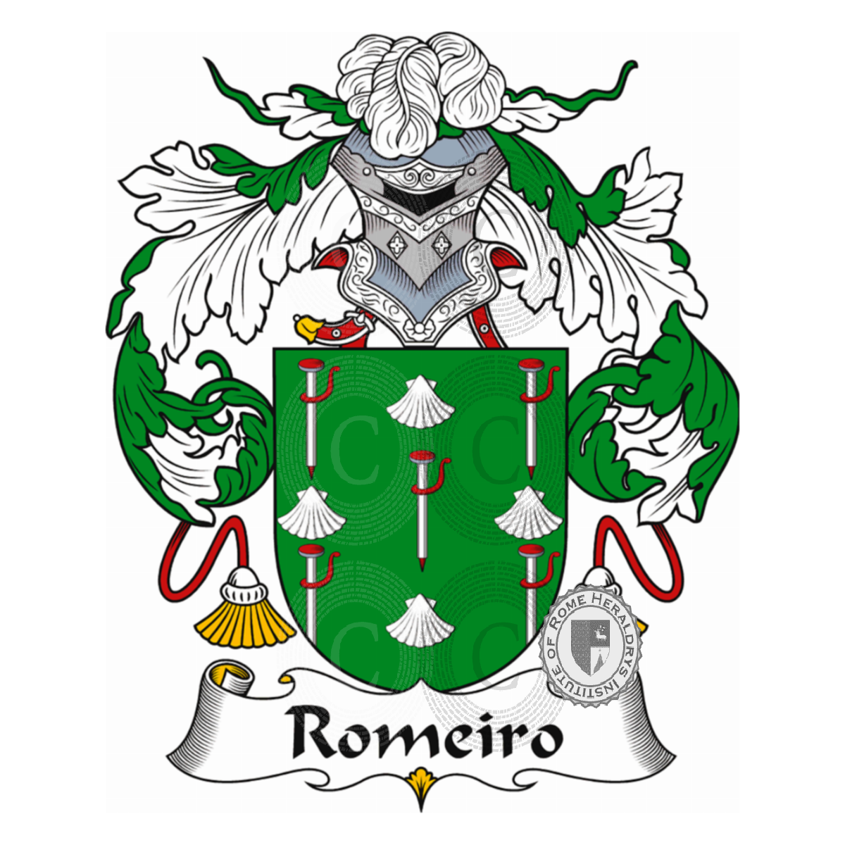 Coat of arms of familyRomeiro