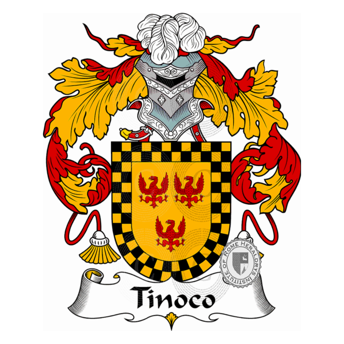 Coat of arms of familyTinoco