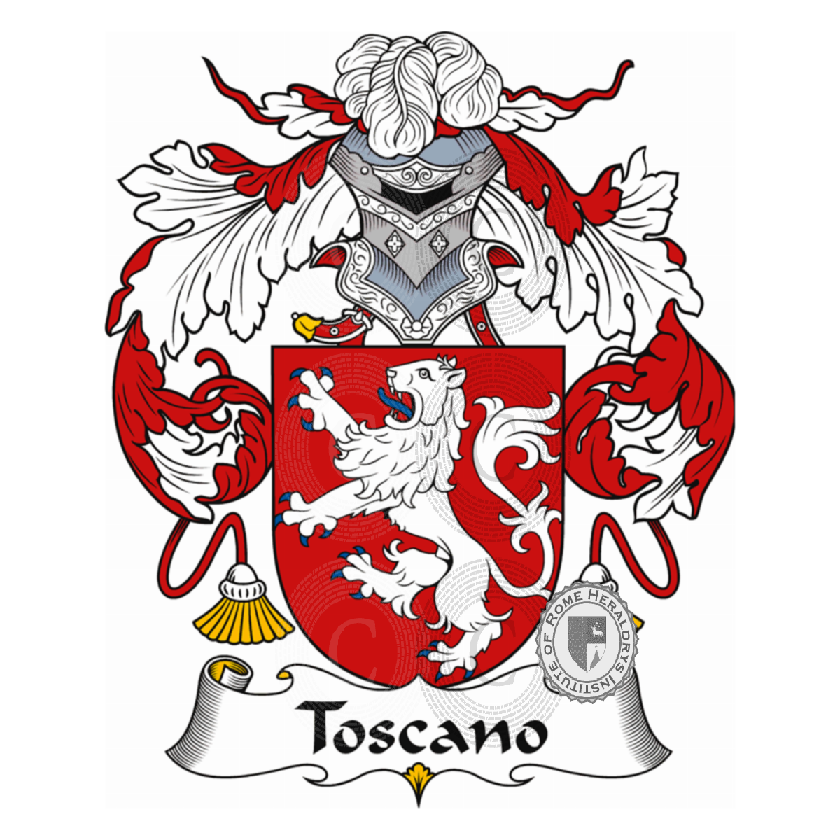 Coat of arms of familyToscano