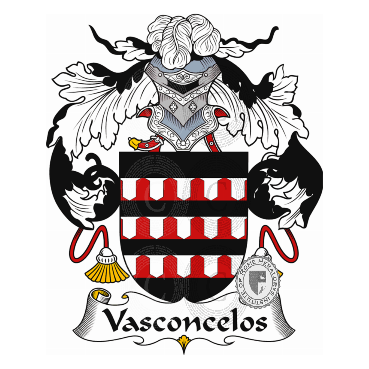 Escudo de la familiaVasconcelos, Vasconcellos