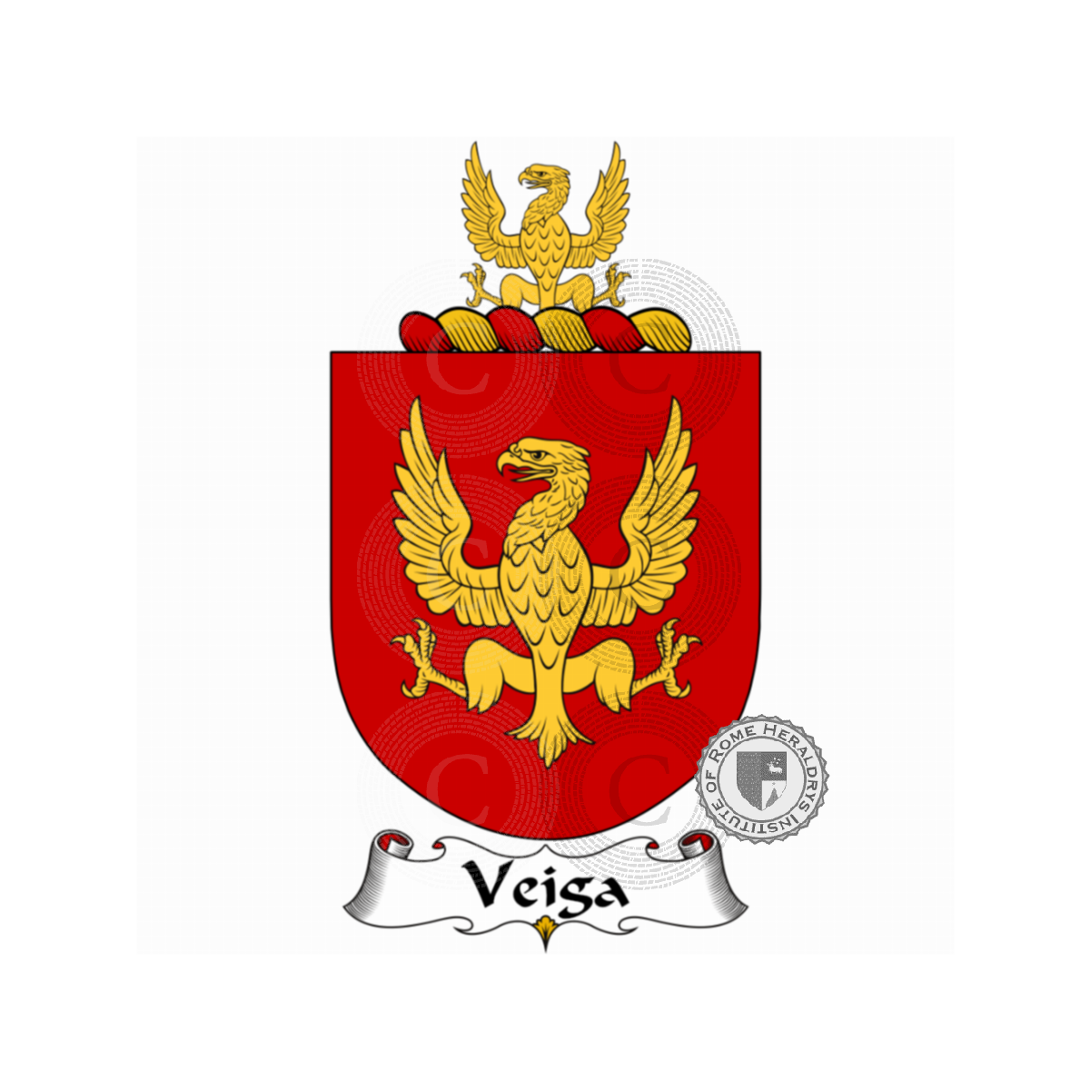 Escudo de la familiaVeiga, Veigas Nápoles