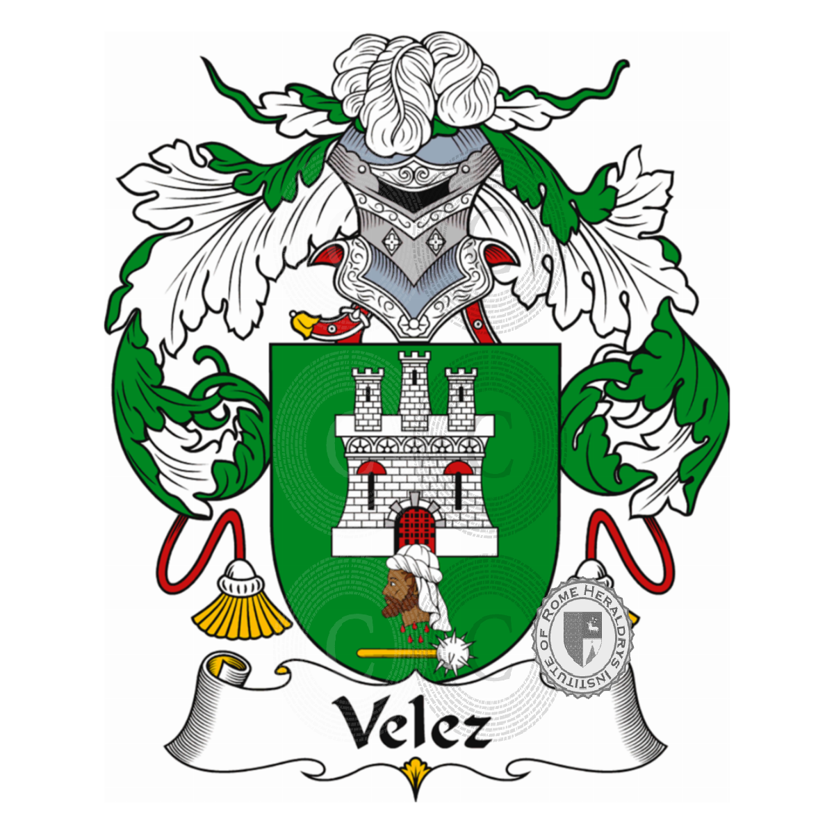 Escudo de la familiaVelez