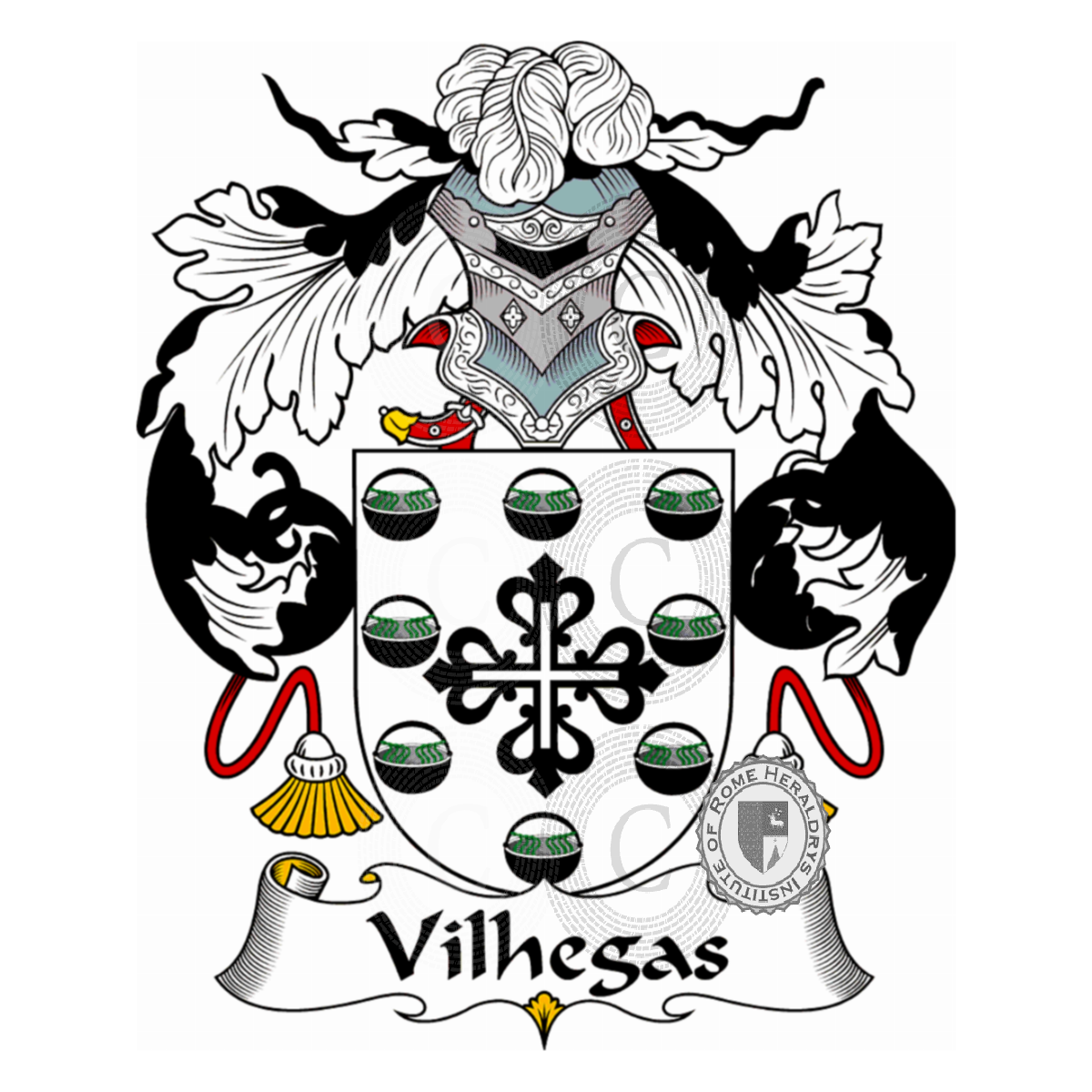 Escudo de la familiaVilhegas