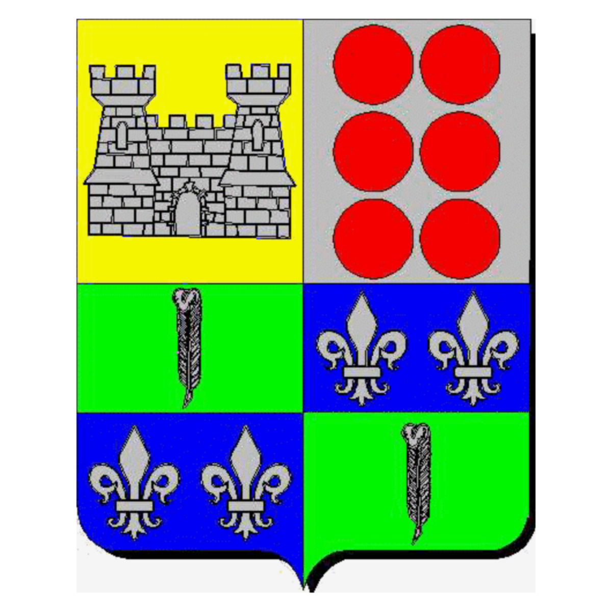Wappen der FamilieMijares de Solorzano