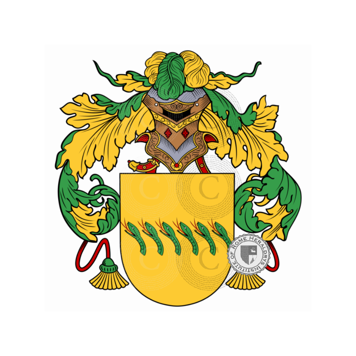 Coat of arms of familyFornasari
