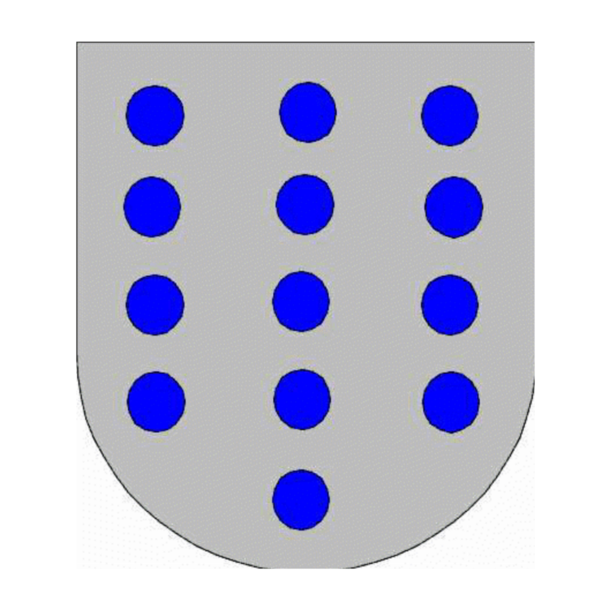 Coat of arms of familyEvals