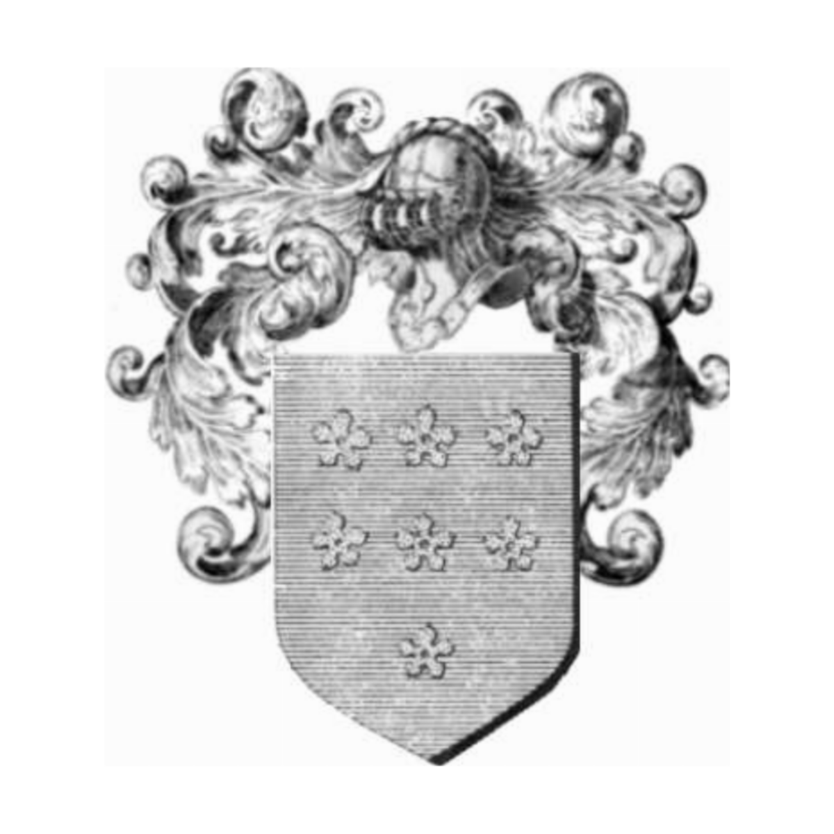 Wappen der FamilieCastellou