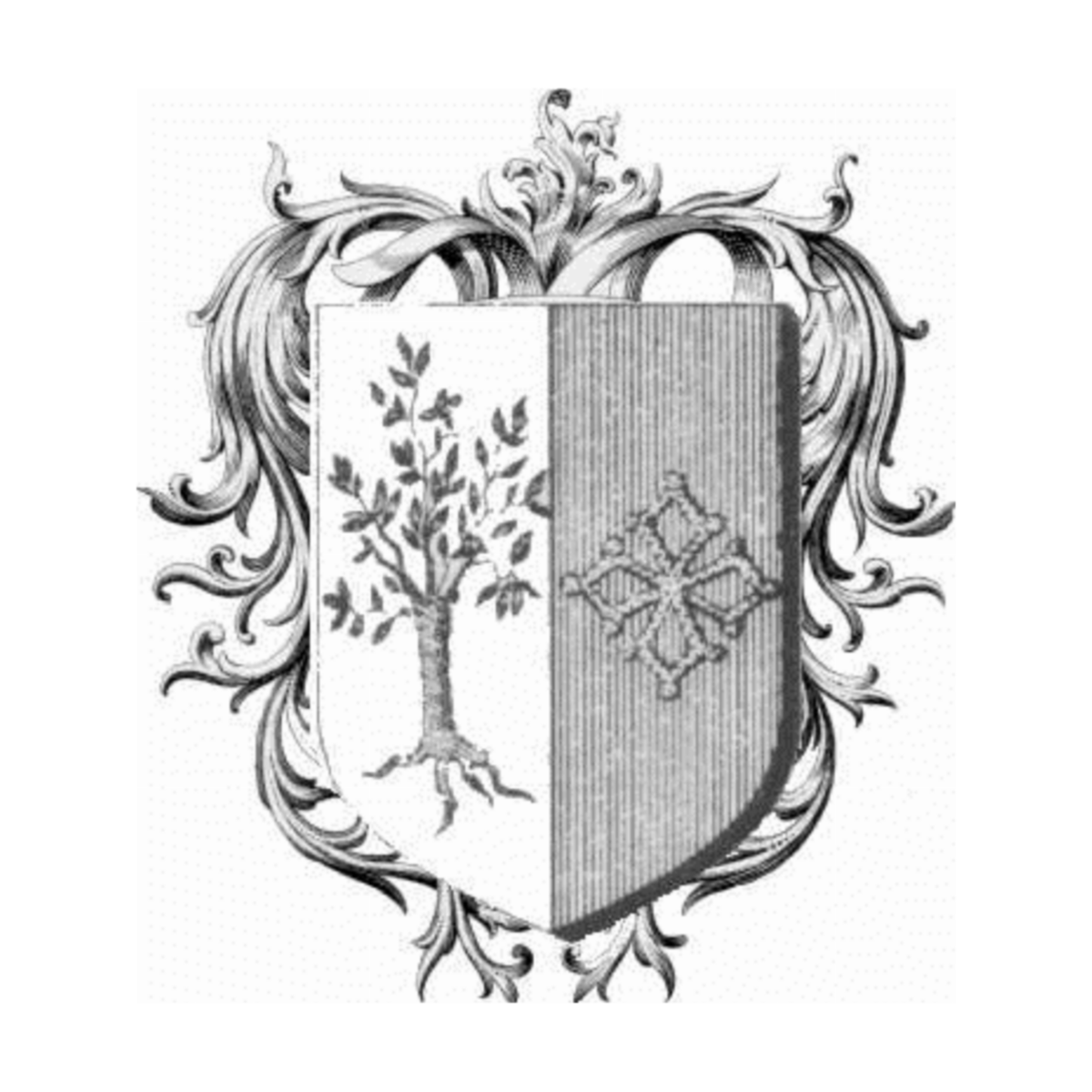 Escudo de la familiaNogaret
