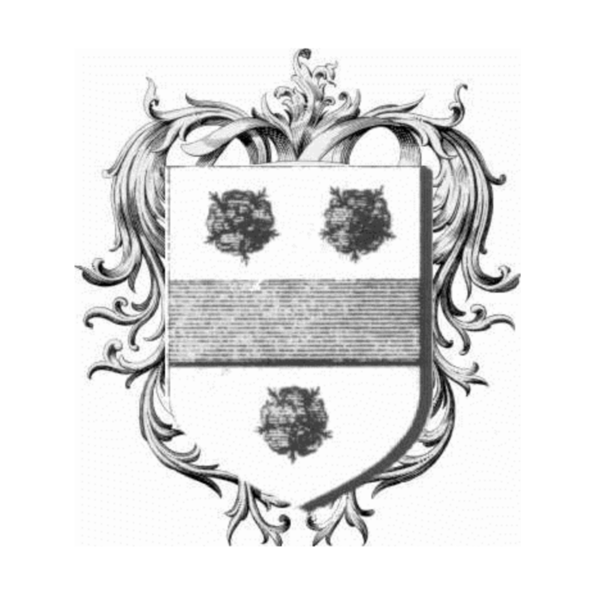 Coat of arms of familyNehou