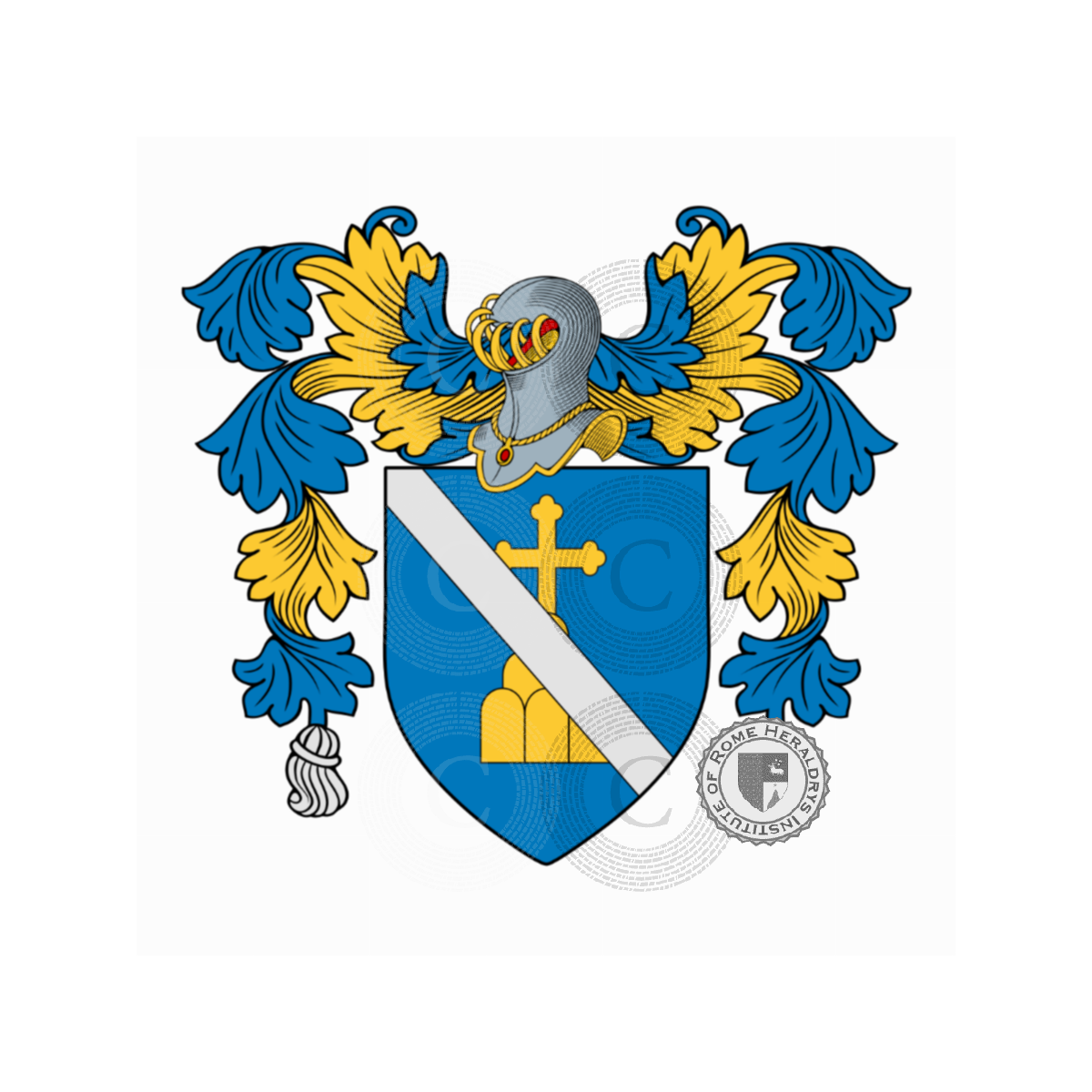 Coat of arms of familyPasquini, Pasquini della Spiga,Pasquino