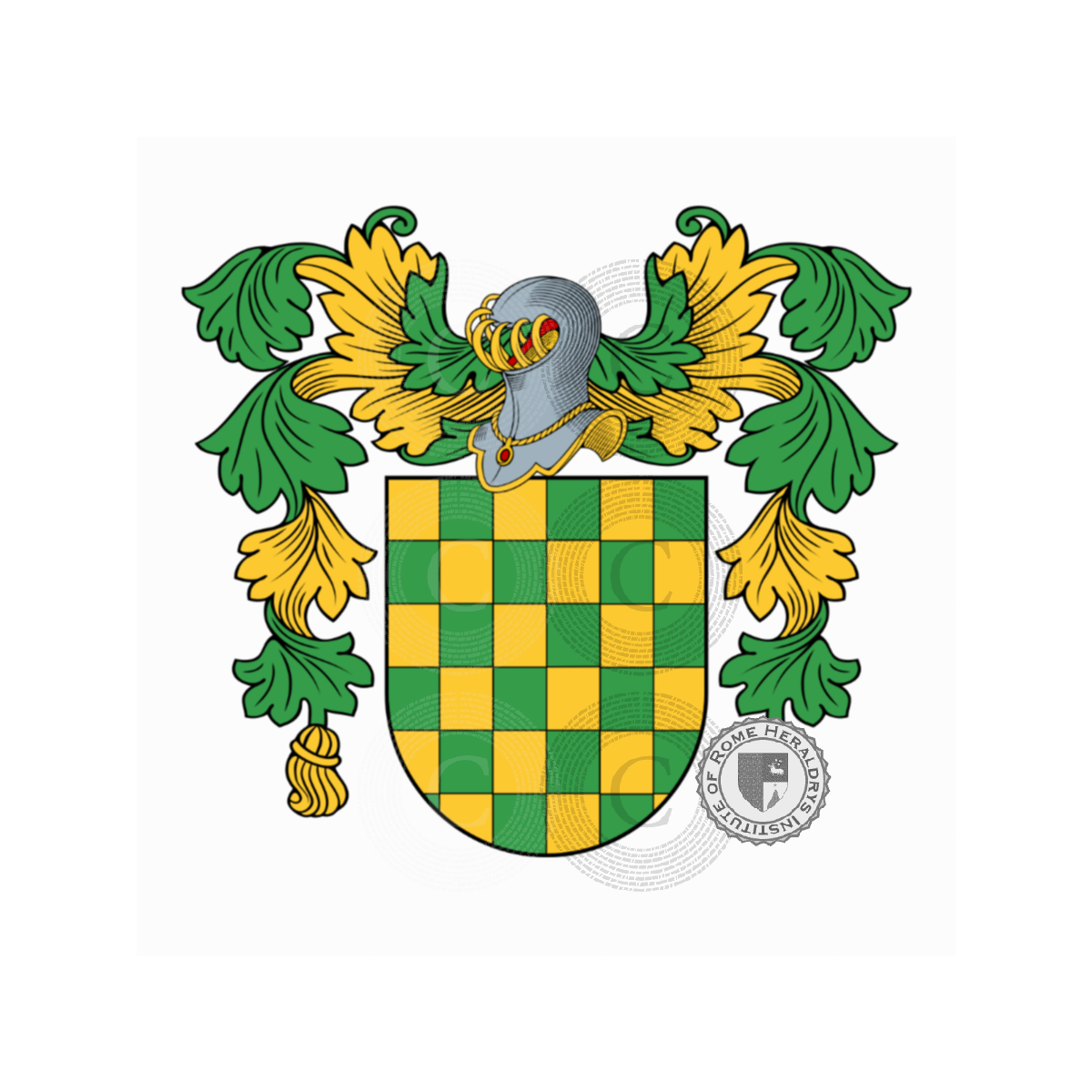 Escudo de la familiaManolla, Manola,Manolli (Italia)