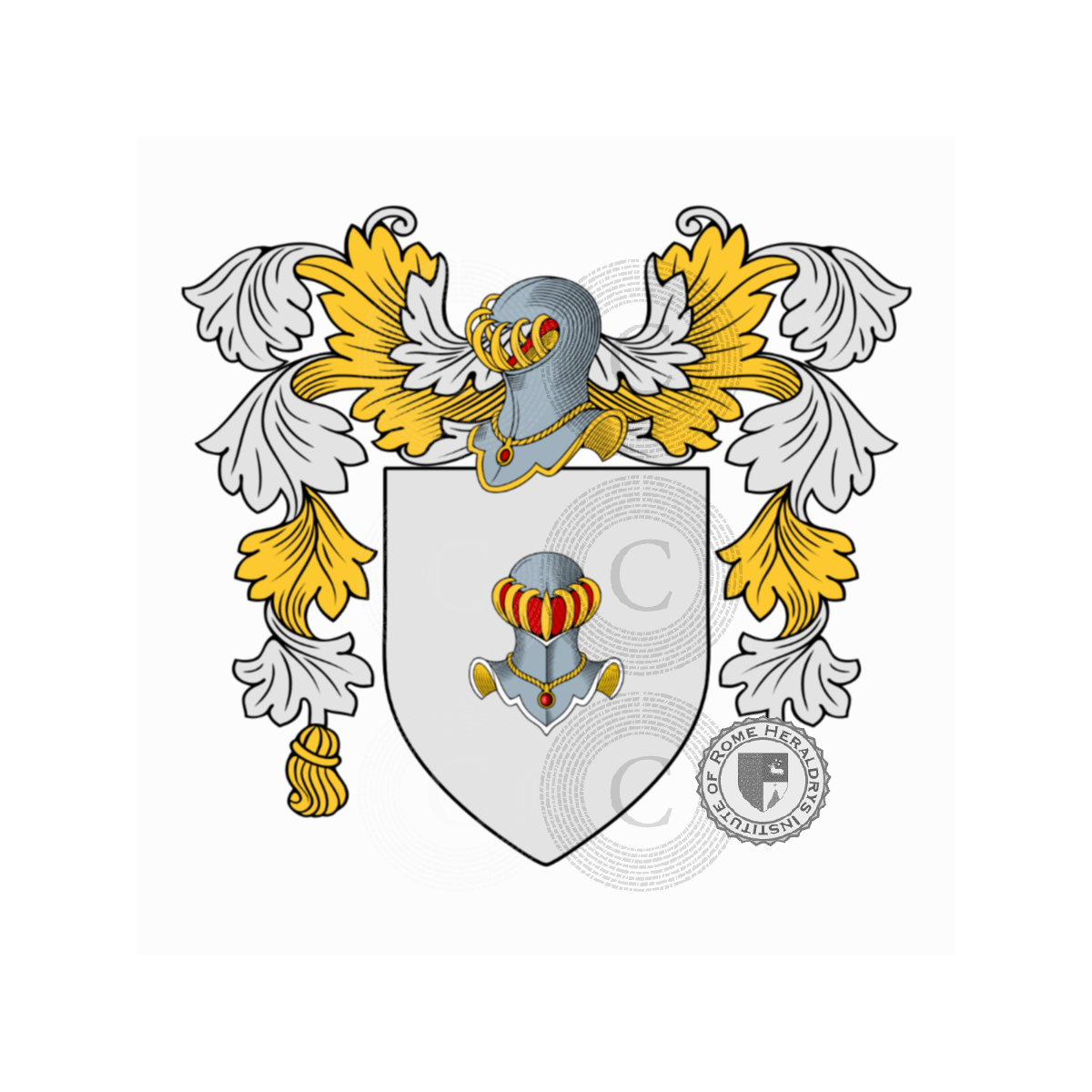 Wappen der FamilieTrinchinetti Seleri Baraldo Fontana Del Perseghetto
