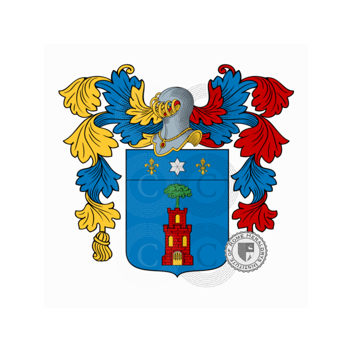 Escudo de la familiaVicari, de Vicarus,Vicariis,Vicarijs