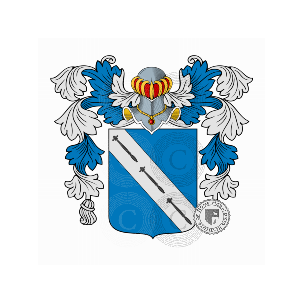 Escudo de la familiaVicariis, de Vicarus,Vicari,Vicarijs