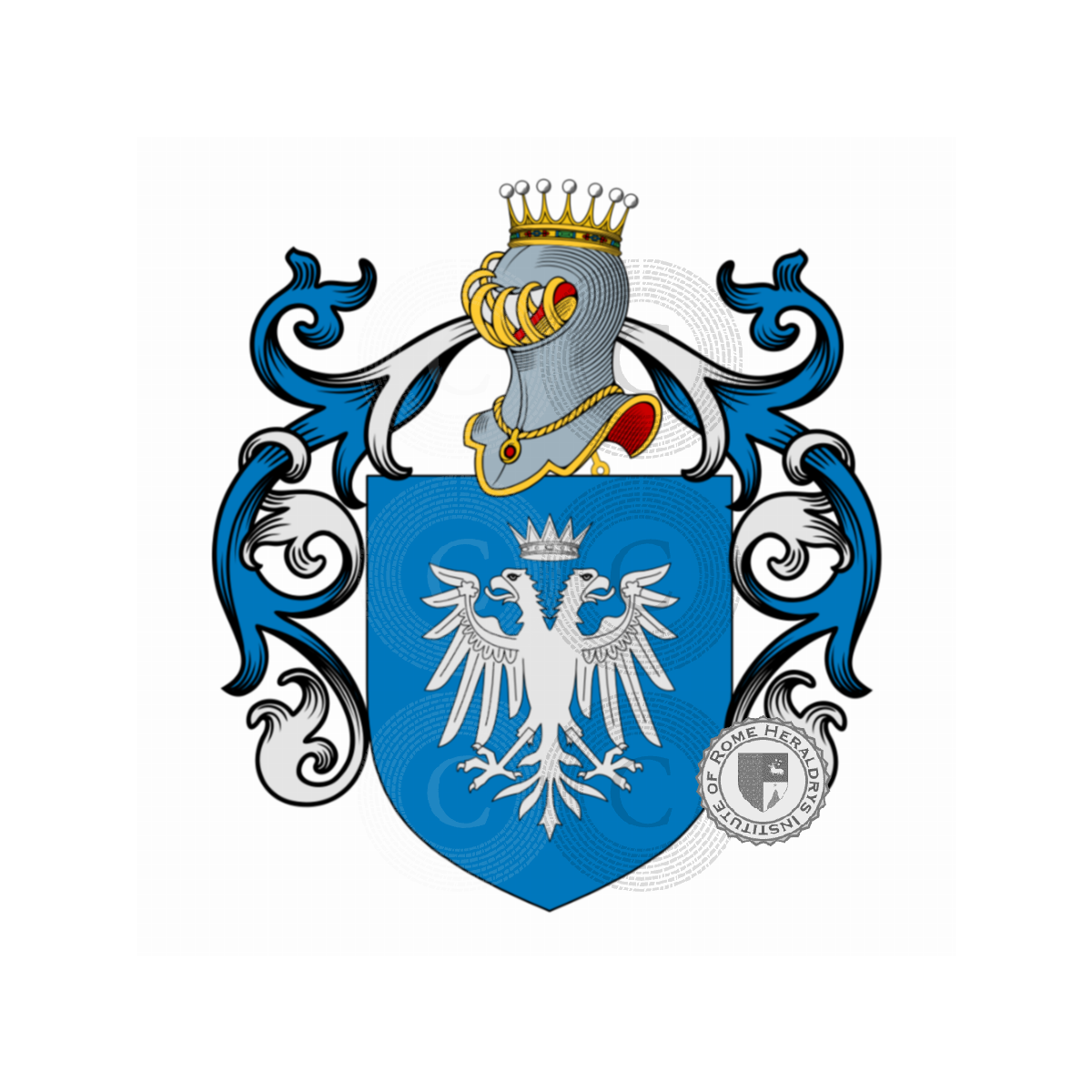 Escudo de la familiaGrasso, Crassi,de Grassi,de Grassis,Grassa