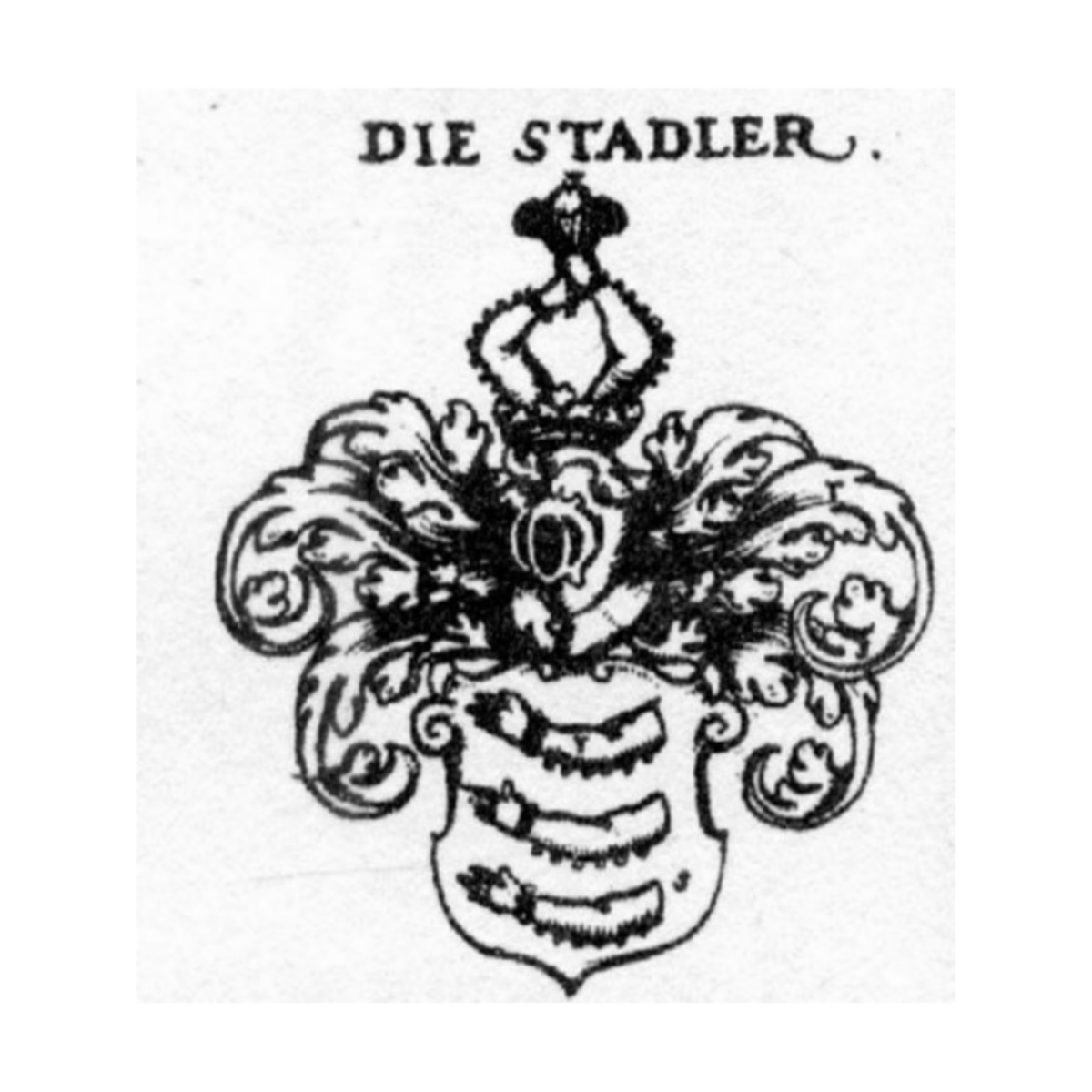 Escudo de la familiaStadler, Stadel,Stadelarii,Stadelarius,Städler
