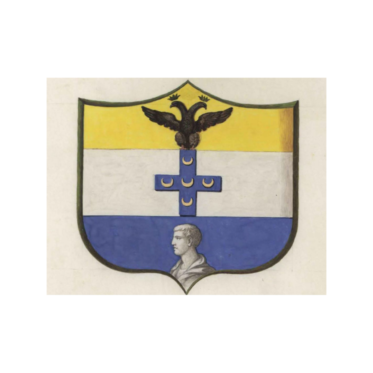 Wappen der FamilieTesta Piccolomini