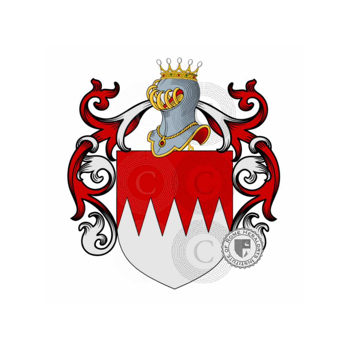 Escudo de la familiaNeri, Neri Badia,Neri delle Stelle,Neri Serneri,Neroni di Mino di Neri