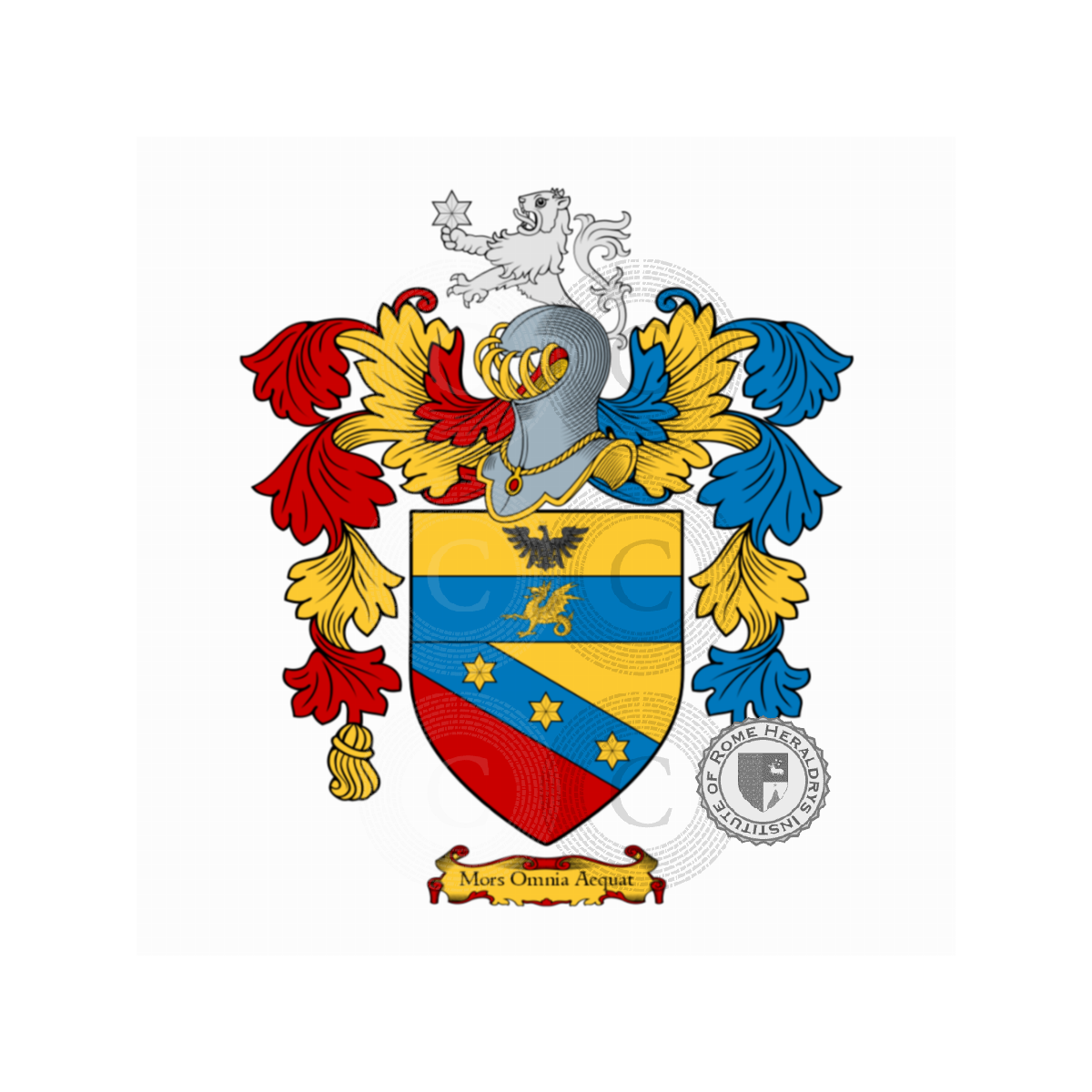 Coat of arms of familyGinanni, Ginanni,Ginanni Corradini