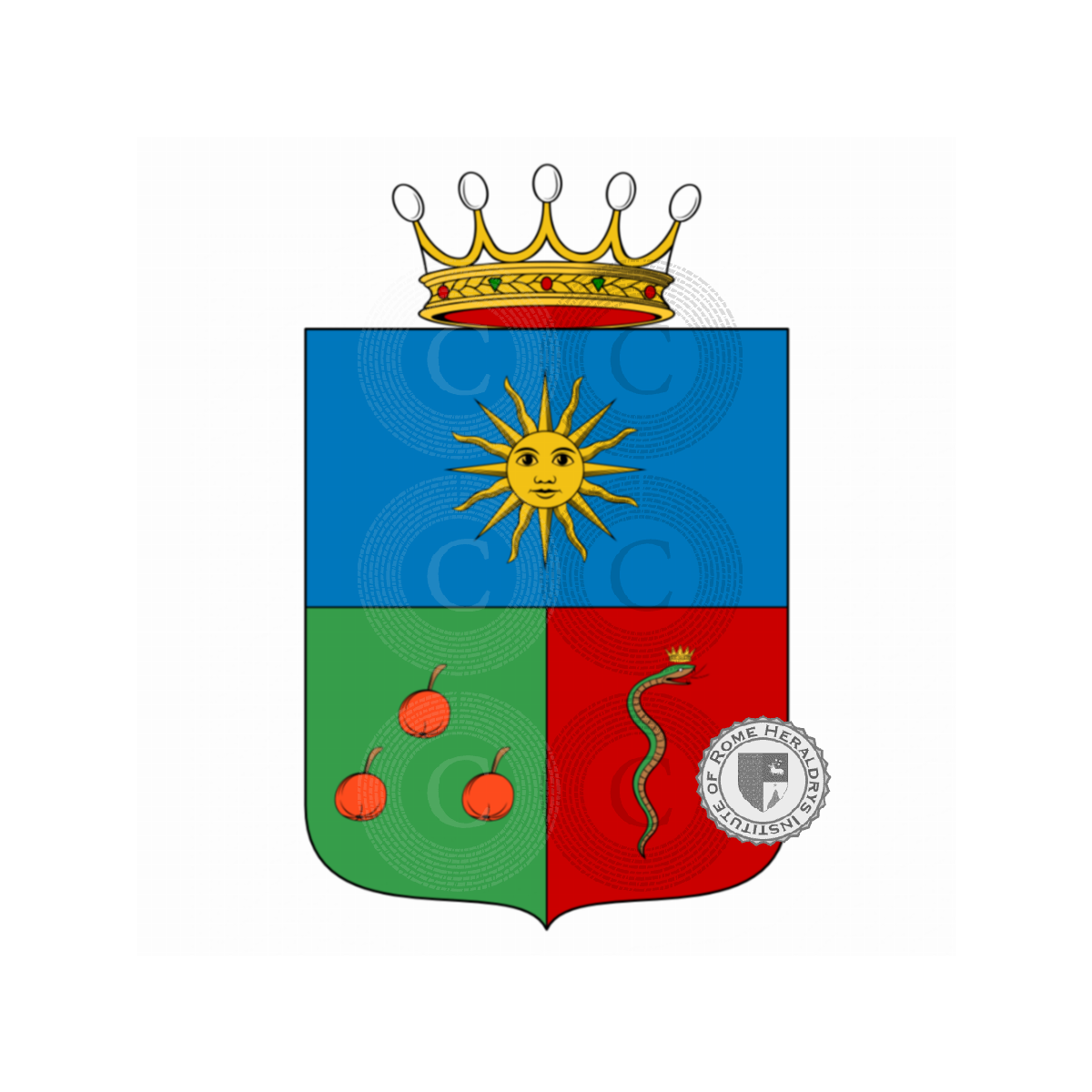 Wappen der FamilieMinisini