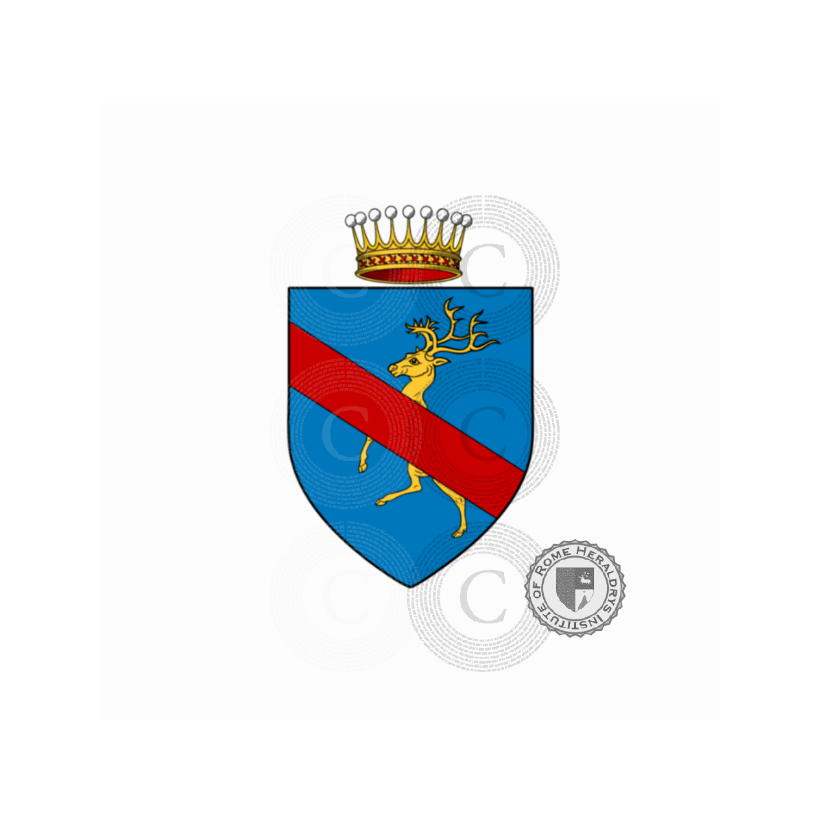 Wappen der FamilieNegrelli, da Pesina