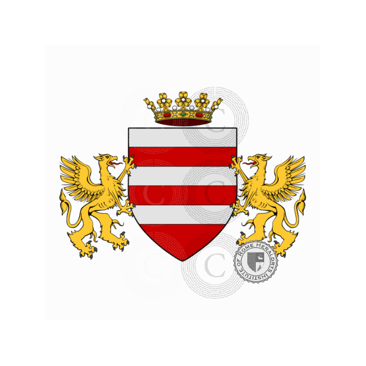 Coat of arms of familyPolignac, d'Polignac Esoyeux Saintonge,Polignac des Fontaines Saintonge