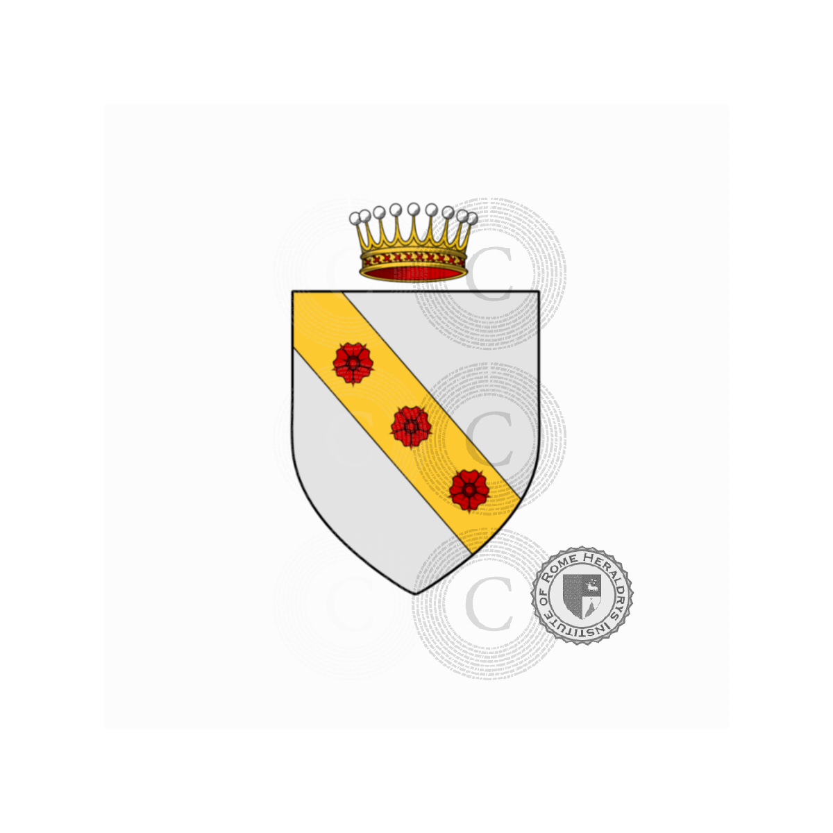 Coat of arms of familyGhieri, Cheli,Gheri
