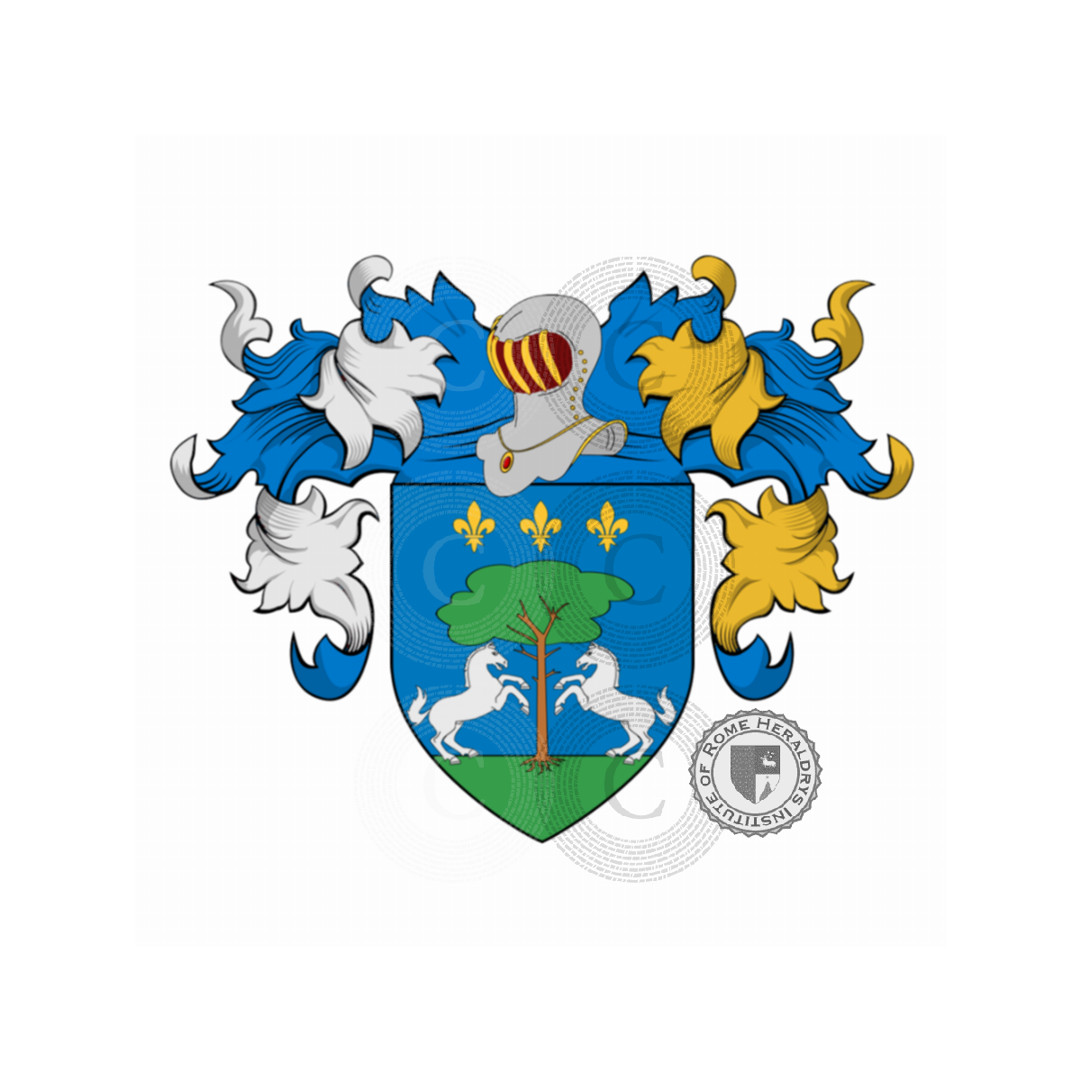 Wappen der FamilieBeliardi, Baglioardi,Belleardi