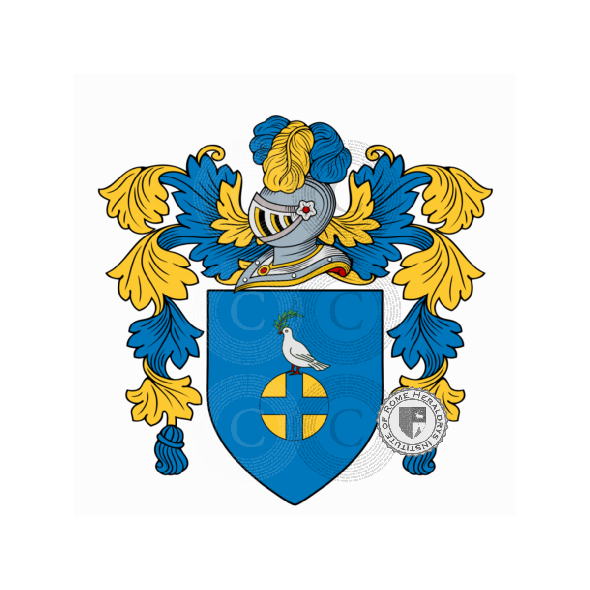Coat of arms of familyGrosso, de Grossi,del Grosso,Gross,Grossi