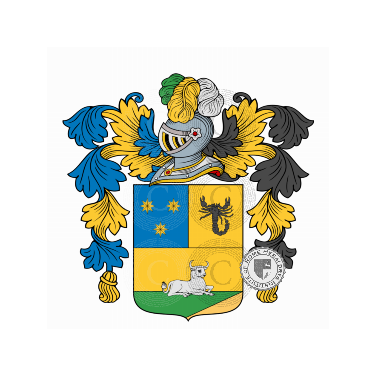Coat of arms of familyRanaldi, Ranaldi Fermo,Ranaldo
