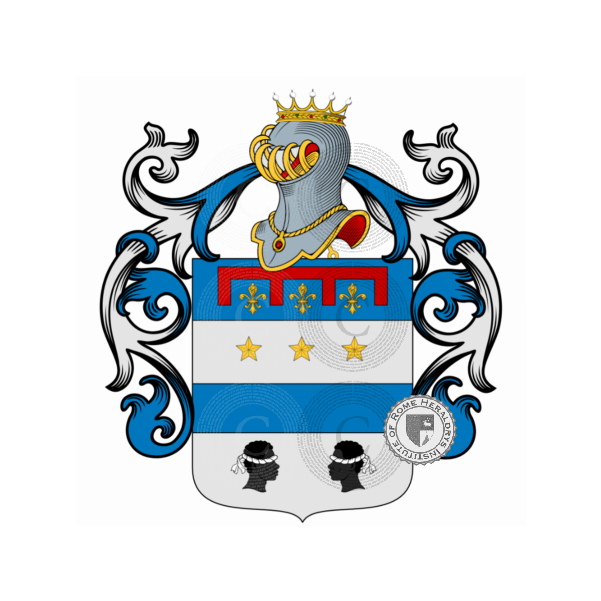 Coat of arms of familyPizzi, de Pitiis,de Pizzis,Pizzigoni,Pizzis,Scelloni