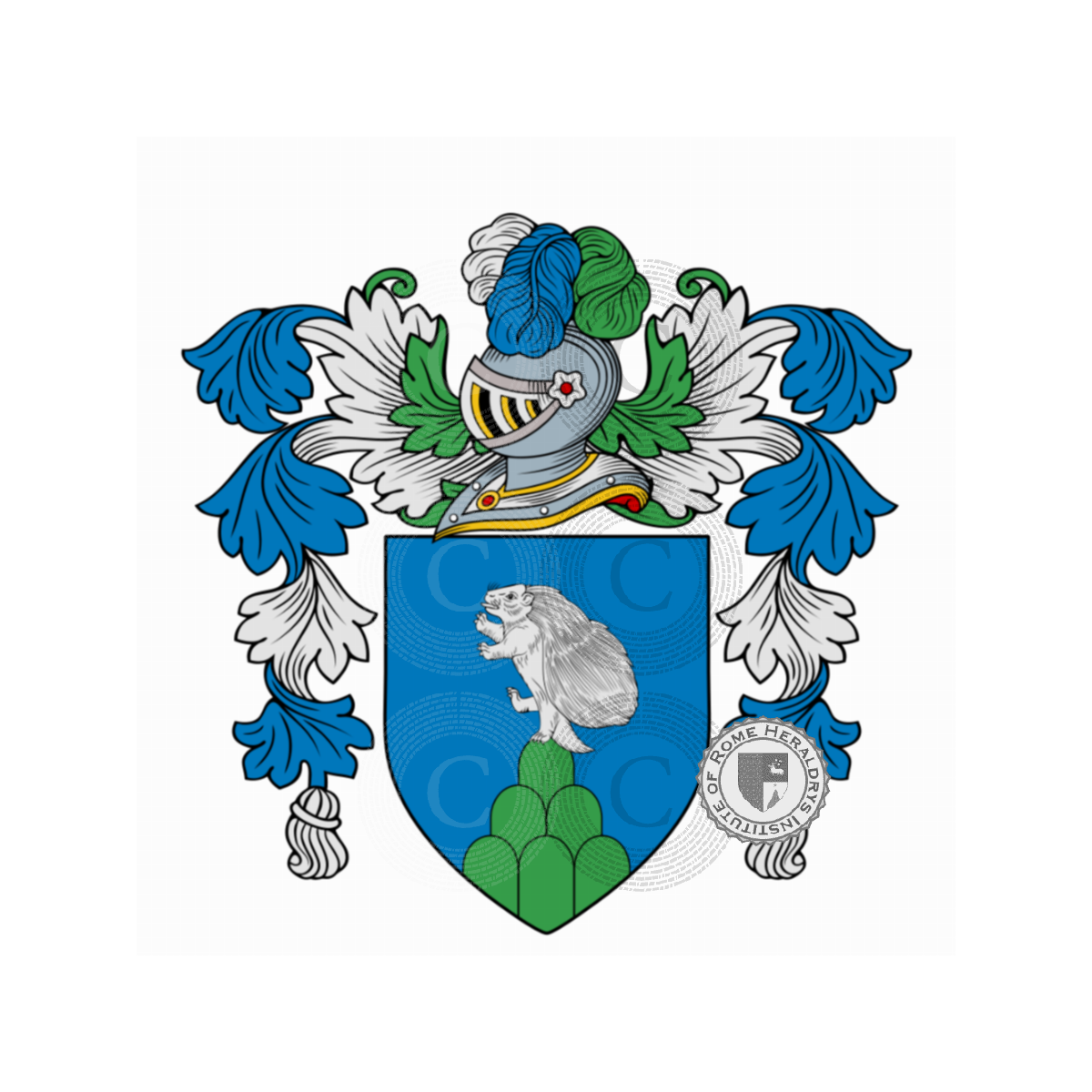 Wappen der FamilieRizzoni, Morando de Rizzoni,Rissoni,Rizzon,Ruzzon