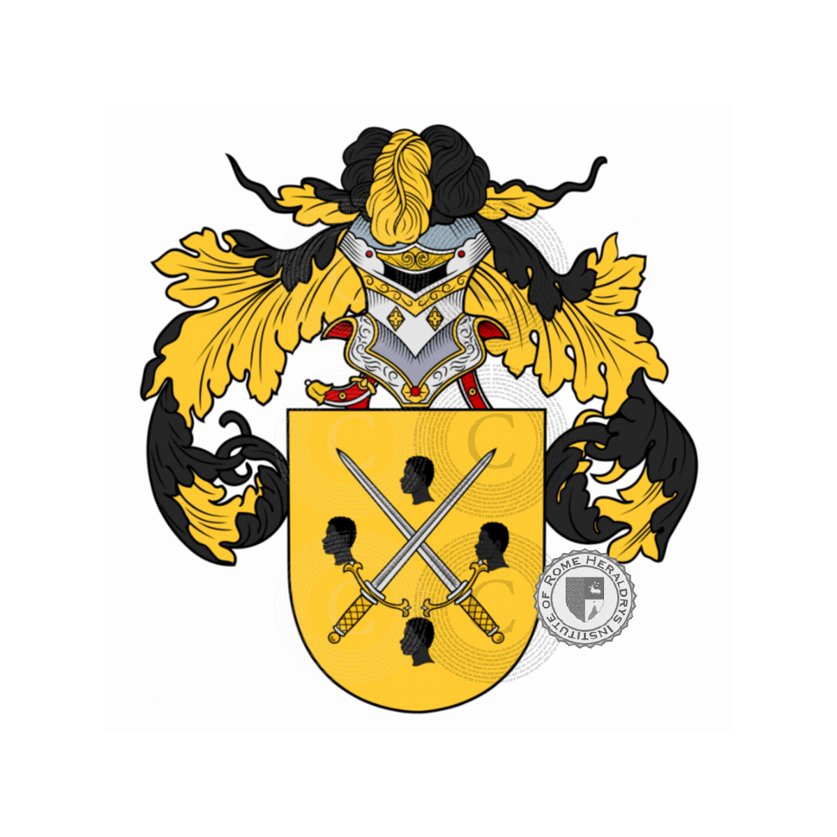 Coat of arms of familyBonel, Bonel,de Bonellus