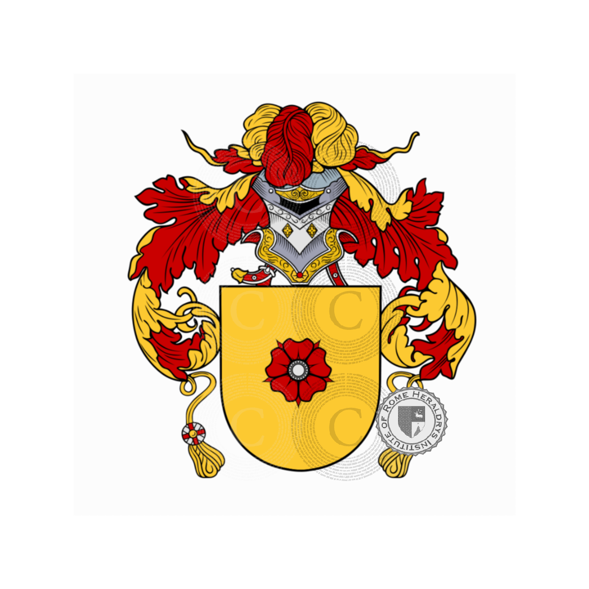 Coat of arms of familyde Pozo, de Pozo