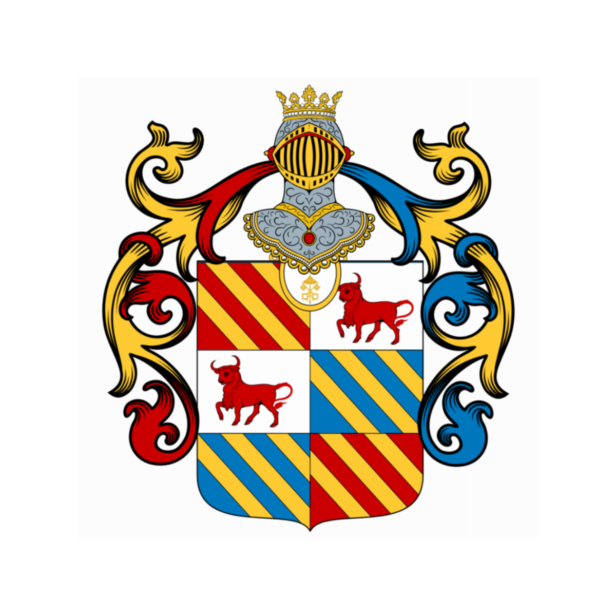 Coat of arms of familyBonelli, Brunelli,Manetti