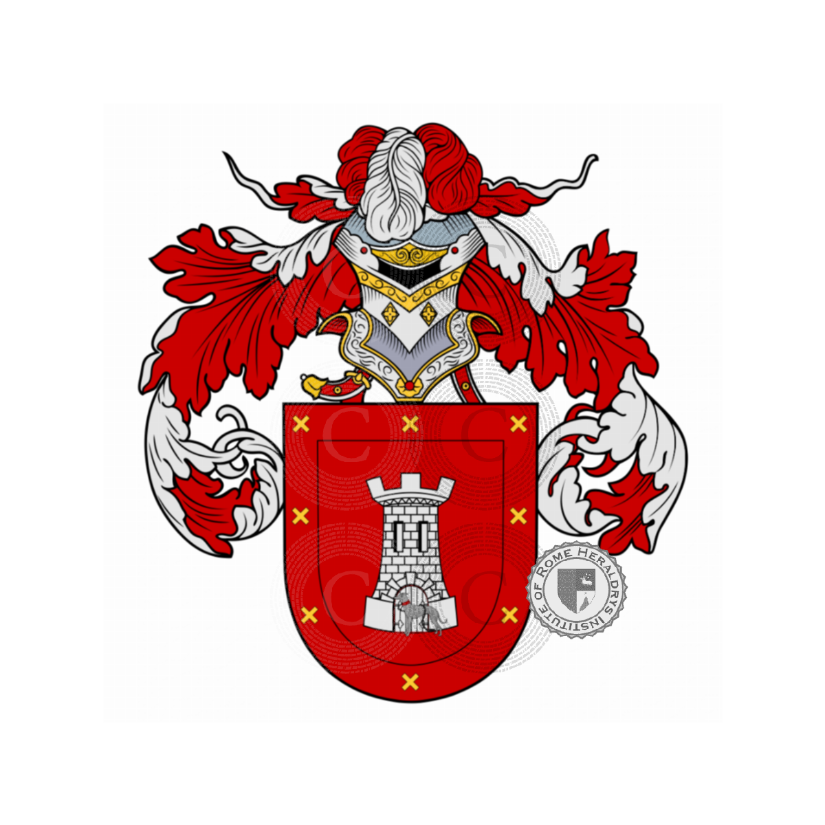 Coat of arms of familyBonell, Bonel,de Bonellus