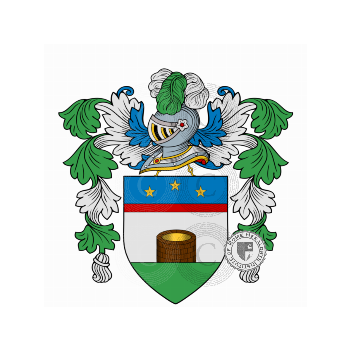 Wappen der FamiliePozzati, Possato,Pozzata,Pozzato,Pozzatti