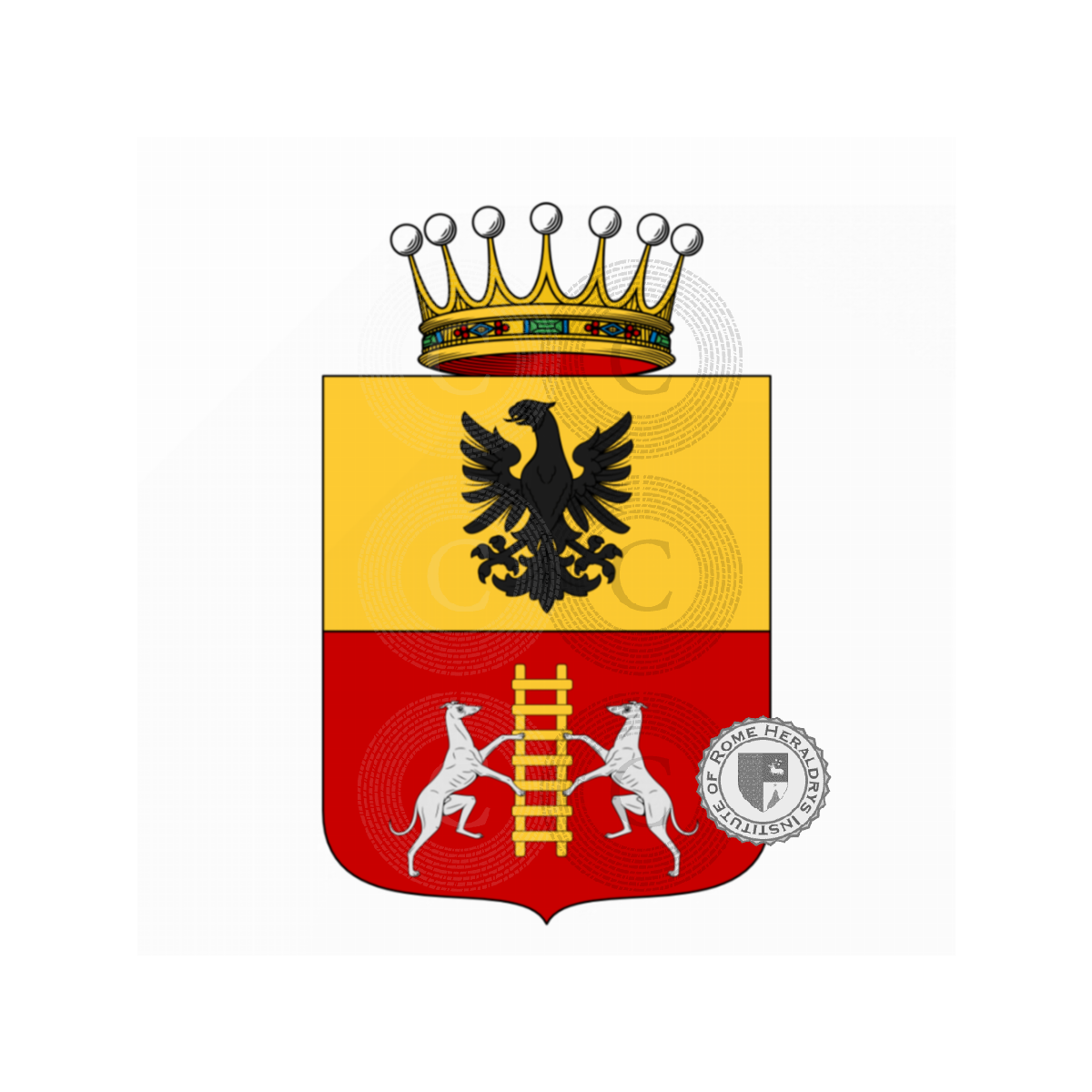 Wappen der Familiedella Scala, della Scala,la Scala,Scaligeri