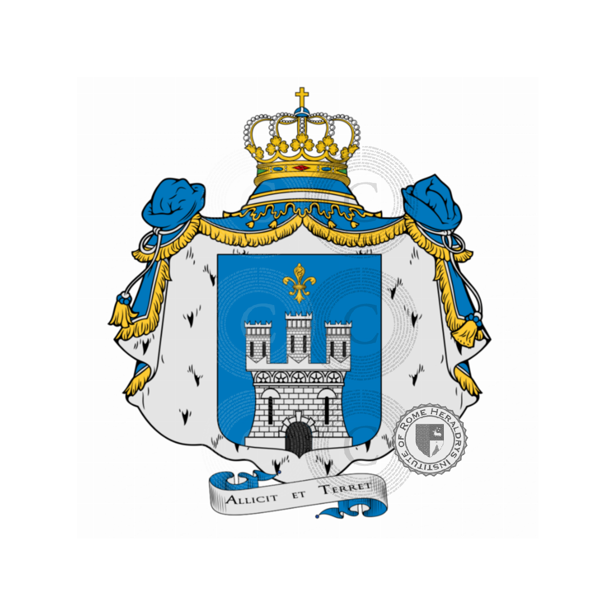 Wappen der FamilieCastelli, Castelli la Rocca
