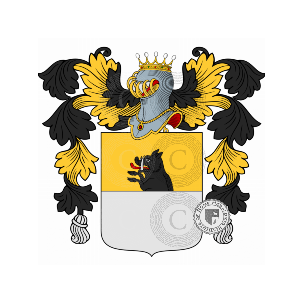 Wappen der FamilieGarelli, Garella,Garelli Colombo