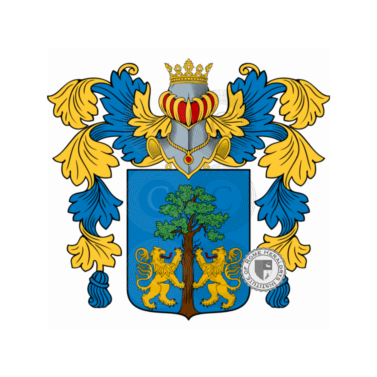 Escudo de la familiaGiovene, di Giovene,Giovine